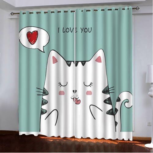 Gardinen Rosa Türkis Tier Curtain Weich Vorhang Blickdicht mit ösen Living Room Scheibengardinen Schlafzimmer Blackout Vorhang Verdunklungsvorhänge Schallschutz Vorhänge 2x140x180cm Gardinen Rosa Türkis Tier Curtain Weich Vorhang Blickdicht mit ösen Living Room Scheibengardinen Schlafzimmer Blackout Vorhang Verdunklungsvorhänge Schallschutz Vorhänge 2x140x180cm von ZQMHCY