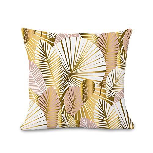 Kissenbezug 40x40 Rosa Goldene Blätter Kissenhülle 40x40 Baumwolle und Leinen Kissenbezüge 40x40 mit Reißverschluss Kopfkissenbezug 40x40 Sofakissen Knitterfreie Starke Atmungsaktivität 1 Pcs Kissenbezug 40x40 Rosa Goldene Blätter Kissenhülle 40x40 Baumwolle und Leinen Kissenbezüge 40x40 mit Reißverschluss Kopfkissenbezug 40x40 Sofakissen Knitterfreie Starke Atmungsaktivität 1 Pcs von ZQMHCY