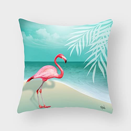Kissenbezug 40x40 Strand Blauer Flamingo Kissenhülle 40x40 Baumwolle Leinen Kissenbezüge 40x40 mit Reißverschluss Kopfkissenbezug 40x40 Sofakissen Knitterfreie Starke Atmungsaktivität 1 Pcs Kissenbezug 40x40 Strand Blauer Flamingo Kissenhülle 40x40 Baumwolle Leinen Kissenbezüge 40x40 mit Reißverschluss Kopfkissenbezug 40x40 Sofakissen Knitterfreie Starke Atmungsaktivität 1 Pcs von ZQMHCY