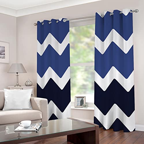 ZQMHCY Gardinen Blau Weiß Schwarz Scheibengardinen Weich Verdunklungsvorhänge Wohnzimmer Vorhang Blickdicht Schlafzimmer Gardine Thermovorhang Gardinen mit Ösen Schallschutz Curtains 2x75x166cm ZQMHCY Gardinen Blau Weiß Schwarz Scheibengardinen Weich Verdunklungsvorhänge Wohnzimmer Vorhang Blickdicht Schlafzimmer Gardine Thermovorhang Gardinen mit Ösen Schallschutz Curtains 2x75x166cm von ZQMHCY