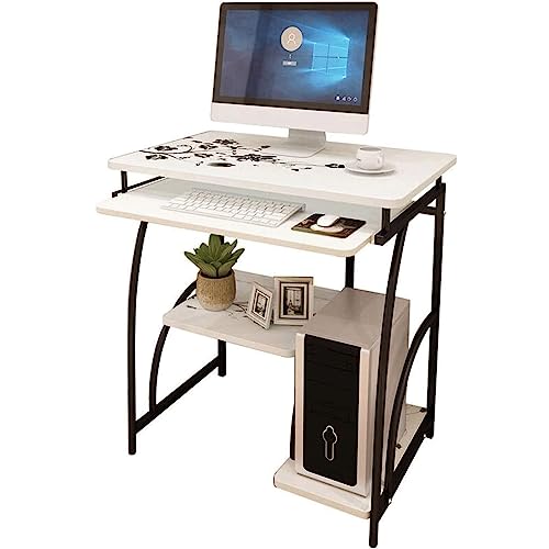 ZQNDFAC Schreibtisch Einfacher Computertisch, integrierter Schreibtisch, Bücherregal, Laptop-Schreibtisch, moderner minimalistischer Schreibtisch, Arbeitstisch, moderner Gaming-Schreibtisch Stehpult von ZQNDFAC