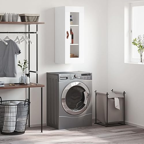 Eleganter Wandschrank aus Holzwerkstoff mit viel Stauraum, Hängeschrank für Wohnzimmer Schlafzimmer, Feuchtigkeitsbeständig & Staubschutz, Montagematerial Exklusive Eleganter Wandschrank aus Holzwerkstoff mit viel Stauraum, Hängeschrank für Wohnzimmer Schlafzimmer, Feuchtigkeitsbeständig & Staubschutz, Montagematerial Exklusive von ZQQLVOO