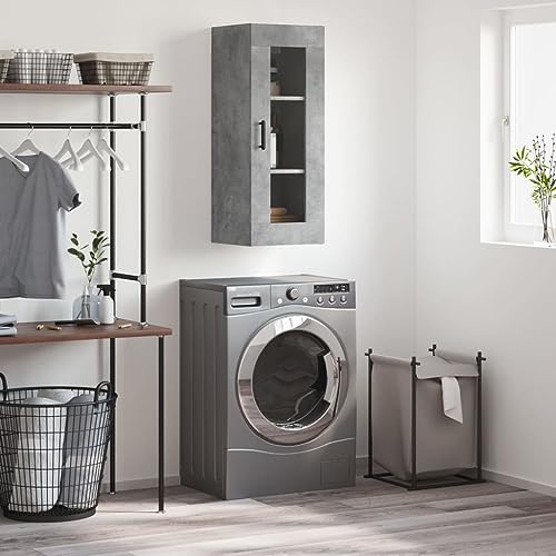 Eleganter Wandschrank aus Holzwerkstoff mit viel Stauraum für Wohnzimmer, Schlafzimmer und Arbeitszimmer - Feuchtigkeitsbeständiger Hängeschrank mit praktischem Design zur von ZQQLVOO