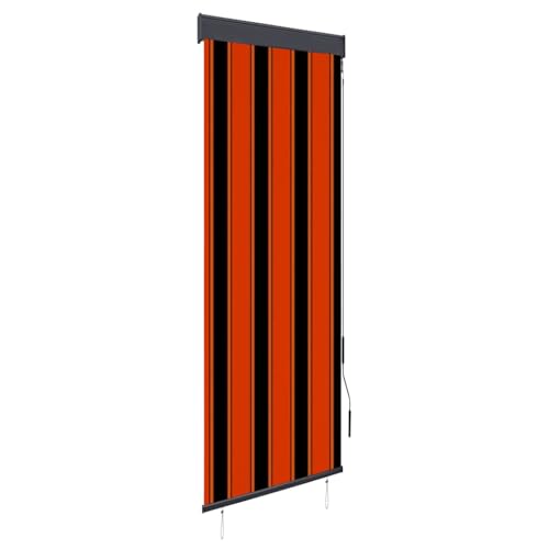 Handbetätigtes Außenrollo aus Polyestergewebe mit PA-Beschichtung für Balkon, Terrasse und Garten – Senkrechtmarkise mit Aluminium-Frontstange und Stahlkassette für optimale Handbetätigtes Außenrollo aus Polyestergewebe mit PA-Beschichtung für Balkon, Terrasse und Garten – Senkrechtmarkise mit Aluminium-Frontstange und Stahlkassette für optimale von ZQQLVOO