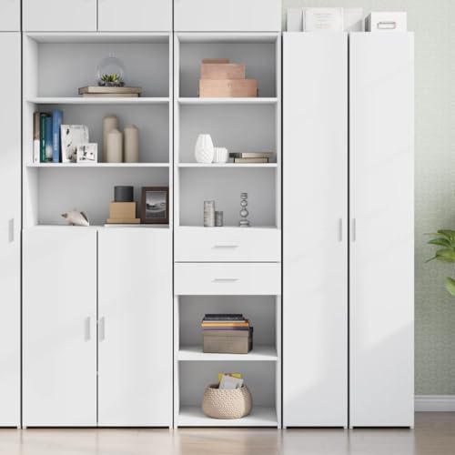 Klassisches Highboard aus Holzwerkstoff mit viel Stauraum, zeitlosem Design und feuchtigkeitsbeständiger Oberfläche für Moderne Inneneinrichtung von ZQQLVOO