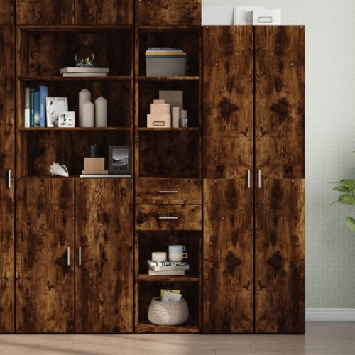 Klassisches Highboard aus Holzwerkstoff mit viel Stauraum, zeitlosem Design und feuchtigkeitsbeständiger Oberfläche für Moderne Inneneinrichtung von ZQQLVOO