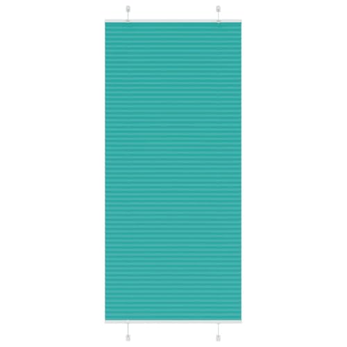 Plissee für Fenster 100% Polyester Sicht- und Sonnenschutz Rollo mit Klemmträger und Schrauben-Montage Elegant Langlebig Pflegeleicht für Wohnzimmer Schlafzimmer Büro von ZQQLVOO