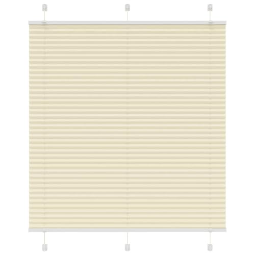 Plissee für Fenster 100% Polyester Sicht- und Sonnenschutz Rollo mit Klemmträger und Schrauben Montage für Wohnzimmer Schlafzimmer Büro Plissee für Fenster 100% Polyester Sicht- und Sonnenschutz Rollo mit Klemmträger und Schrauben Montage für Wohnzimmer Schlafzimmer Büro von ZQQLVOO