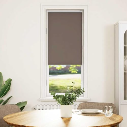 Verdunkelungsrollo aus 100% Polyester mit Sichtschutz, Lichtschutz und Wärmeregulierung für Fenster – Langlebig, Pflegeleicht und Kinderfreundlich mit Mehreren Verdunkelungsrollo aus 100% Polyester mit Sichtschutz, Lichtschutz und Wärmeregulierung für Fenster – Langlebig, Pflegeleicht und Kinderfreundlich mit Mehreren von ZQQLVOO