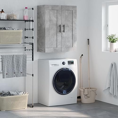 Wandschrank mit 2 Türen und 3 Fächern aus Holzwerkstoff, Hängeschrank für Wohnzimmer Schlafzimmer mit elegantem Design und reichlich Stauraum, feuchtigkeitsbeständig und Wandschrank mit 2 Türen und 3 Fächern aus Holzwerkstoff, Hängeschrank für Wohnzimmer Schlafzimmer mit elegantem Design und reichlich Stauraum, feuchtigkeitsbeständig und von ZQQLVOO