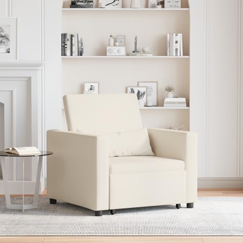 ZQQLVOO 3-in-1 Einzel-Schlafsofa aus umwandelbarem Leinen fernsehsessel Lounge Sessel for Schlafzimmer Büro von ZQQLVOO