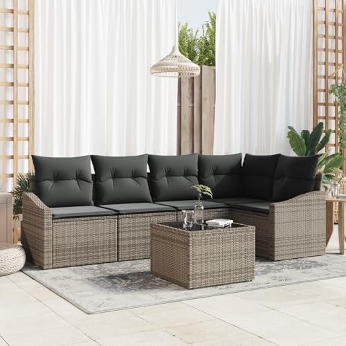 ZQQLVOO 5-teiliger Garten Esstisch Set mit Kissen Schwarz Poly Rattan 使用逗号” for 室外 ZQQLVOO 5-teiliger Garten Esstisch Set mit Kissen Schwarz Poly Rattan 使用逗号” for 室外 von ZQQLVOO