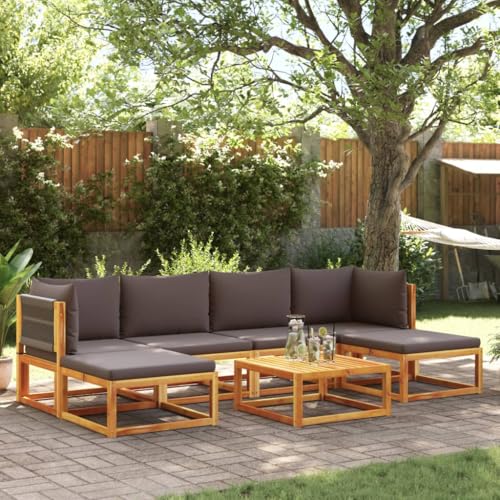 ZQQLVOO 7-TLG. Garten-Sofagarnitur mit Kissen Massivholz Akazie 使用逗号” for 卧室 ZQQLVOO 7-TLG. Garten-Sofagarnitur mit Kissen Massivholz Akazie 使用逗号” for 卧室 von ZQQLVOO