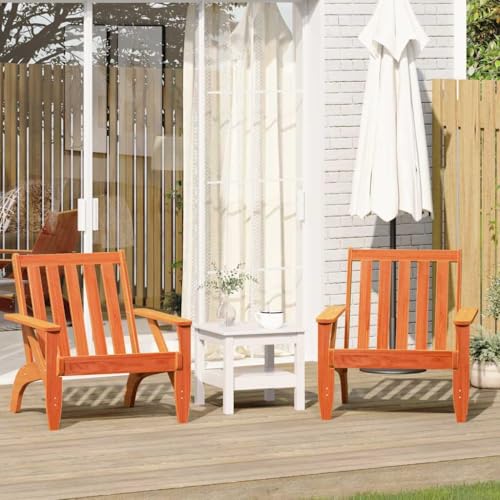 ZQQLVOO Adirondack-Gartenstühle 2 STK. Wachsbraun Massivholz Kiefer Terrassenmöbel Gartenmöbelstühle for Lawn Garden ZQQLVOO Adirondack-Gartenstühle 2 STK. Wachsbraun Massivholz Kiefer Terrassenmöbel Gartenmöbelstühle for Lawn Garden von ZQQLVOO