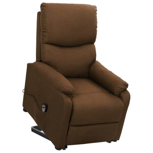 ZQQLVOO Aufstehsessel Braun Stoff ohrensessel mit hocker Chair for Wohnzimmer Schlafzimmer von ZQQLVOO