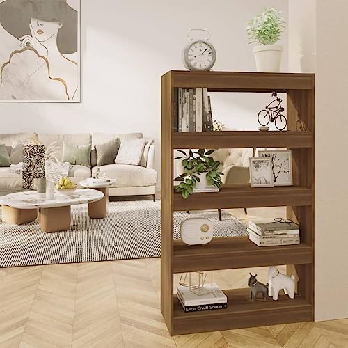 ZQQLVOO Bücherregal/Raumteiler Braun Eichen-Optik Multifunktionales Bücherregal für Wohnzimmer 80x30x135 cm ZQQLVOO Bücherregal/Raumteiler Braun Eichen-Optik Multifunktionales Bücherregal für Wohnzimmer 80x30x135 cm von ZQQLVOO