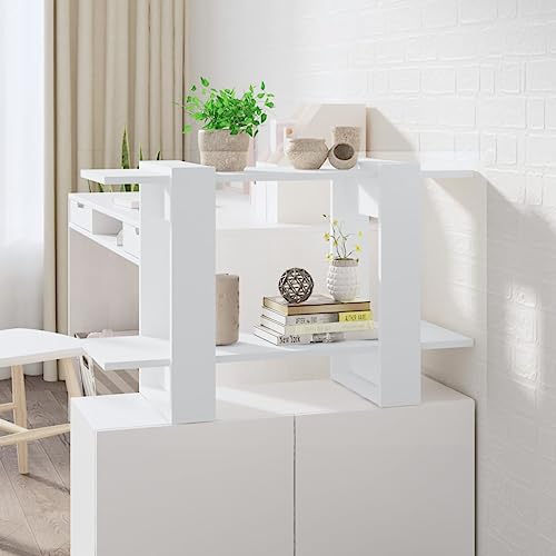 ZQQLVOO Bücherregal/Raumteiler Weiß Multifunktionales Bücherregal für Wohnzimmer 80x30x51 cm ZQQLVOO Bücherregal/Raumteiler Weiß Multifunktionales Bücherregal für Wohnzimmer 80x30x51 cm von ZQQLVOO