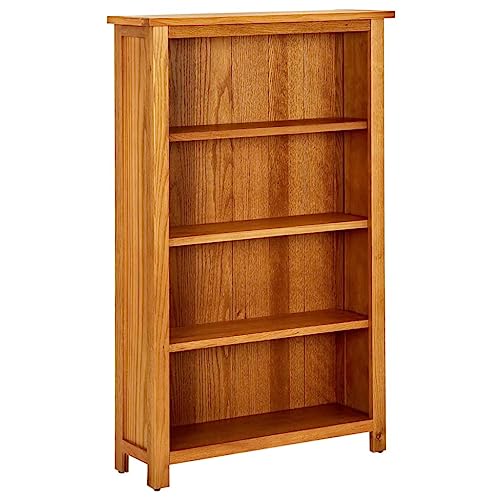 ZQQLVOO Bücherregal 4 Fächer Multifunktionales Bücherregal für Wohnzimmer 70x22x110 cm Massivholz Eiche ZQQLVOO Bücherregal 4 Fächer Multifunktionales Bücherregal für Wohnzimmer 70x22x110 cm Massivholz Eiche von ZQQLVOO