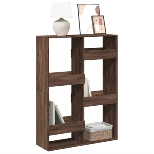 ZQQLVOO Bücherregal Braun Eichen-Optik Multifunktionales Bücherregal für Aufbewahrung 100x33x135 cm Holzwerkstoff ZQQLVOO Bücherregal Braun Eichen-Optik Multifunktionales Bücherregal für Aufbewahrung 100x33x135 cm Holzwerkstoff von ZQQLVOO