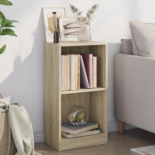 ZQQLVOO Bücherregal Sonoma-Eiche Multifunktionales Bücherregal für Wohnzimmer 40x24x75 cm Holzwerkstoff ZQQLVOO Bücherregal Sonoma-Eiche Multifunktionales Bücherregal für Wohnzimmer 40x24x75 cm Holzwerkstoff von ZQQLVOO