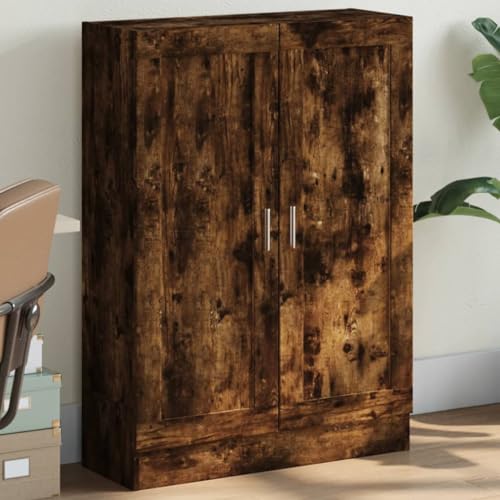 ZQQLVOO Bücherschrank Räuchereiche Multifunktionales Bücherregal für Wohnzimmer 82,5x30,5x115 cm Holzwerkstoff ZQQLVOO Bücherschrank Räuchereiche Multifunktionales Bücherregal für Wohnzimmer 82,5x30,5x115 cm Holzwerkstoff von ZQQLVOO