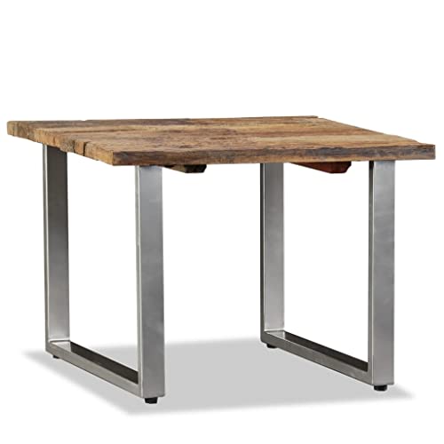 ZQQLVOO Couchtisch Altholz Massiv Coffee Table couchtisch for Wohnzimmer Esszimmer 55x55x40 cm von ZQQLVOO