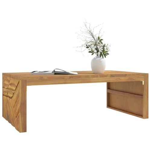 ZQQLVOO Couchtisch Coffee Table Couch Tisch for Wohnzimmer Innenraum 110x60x38 cm Massivholz Teak ZQQLVOO Couchtisch Coffee Table Couch Tisch for Wohnzimmer Innenraum 110x60x38 cm Massivholz Teak von ZQQLVOO