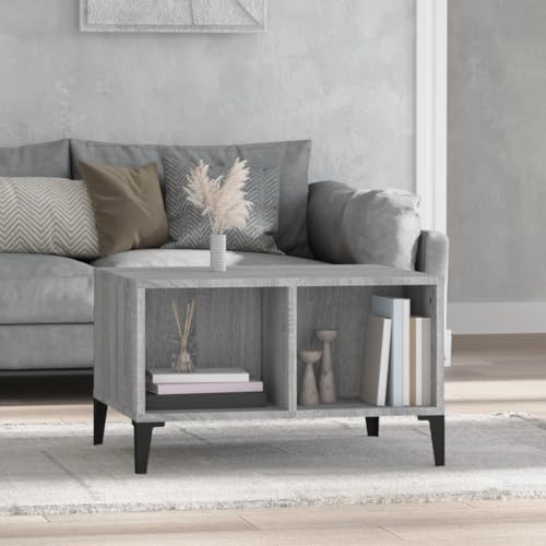 ZQQLVOO Couchtisch Grau Sonoma Couch Tisch Wohnzimmer möbel for Esszimmer Wohnzimmer 60x50x36,5 cm Holzwerkstoff ZQQLVOO Couchtisch Grau Sonoma Couch Tisch Wohnzimmer möbel for Esszimmer Wohnzimmer 60x50x36,5 cm Holzwerkstoff von ZQQLVOO