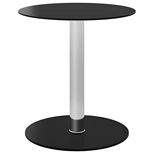 ZQQLVOO Couchtisch Schwarz Moderner Couchtisch aus gehärtetem Glas und Aluminiumrohr für stilvolle Inneneinrichtung 40 cm Hartglas ZQQLVOO Couchtisch Schwarz Moderner Couchtisch aus gehärtetem Glas und Aluminiumrohr für stilvolle Inneneinrichtung 40 cm Hartglas von ZQQLVOO