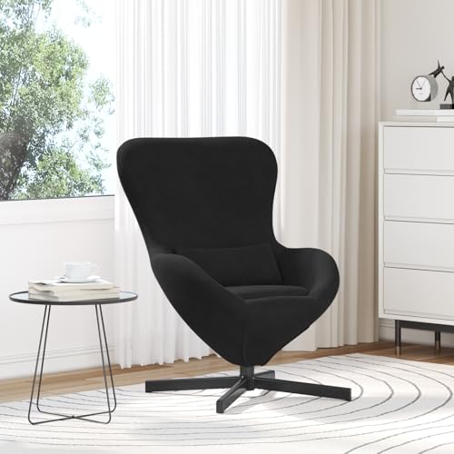 ZQQLVOO Ei-Stuhl Schwarz Samt Chair lesesessel for Balkon Büro ZQQLVOO Ei-Stuhl Schwarz Samt Chair lesesessel for Balkon Büro von ZQQLVOO