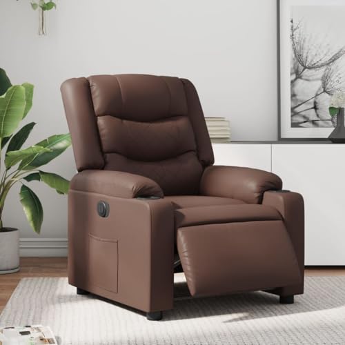ZQQLVOO Elektrischer Relaxsessel Braun Kunstleder fernsehsessel lesesessel for Balkon Wohnzimmer ZQQLVOO Elektrischer Relaxsessel Braun Kunstleder fernsehsessel lesesessel for Balkon Wohnzimmer von ZQQLVOO