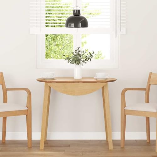ZQQLVOO Esstisch Natur Massivholz Gummibaumholz Tisch für Küche Dinner Table für Restaurant von ZQQLVOO