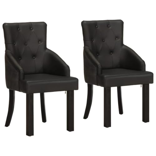 ZQQLVOO Esszimmerstühle 2 STK. Schwarz Echtes Ziegenleder Multifunktionaler Esszimmerstuhl Stühle Esszimmer für Schlafzimmer ZQQLVOO Esszimmerstühle 2 STK. Schwarz Echtes Ziegenleder Multifunktionaler Esszimmerstuhl Stühle Esszimmer für Schlafzimmer von ZQQLVOO