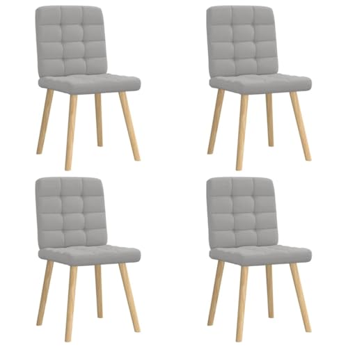 ZQQLVOO Esszimmerstühle 4 STK. Wolkengrau Stoff Küchenstühle Speisestühle für Schlafzimmer ZQQLVOO Esszimmerstühle 4 STK. Wolkengrau Stoff Küchenstühle Speisestühle für Schlafzimmer von ZQQLVOO