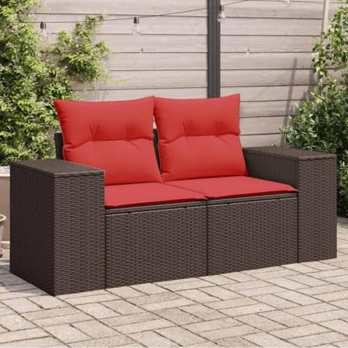 ZQQLVOO Gartensofa mit Kissen 2-Sitzer Braun Poly Rattan 使用逗号” for 卧室 ZQQLVOO Gartensofa mit Kissen 2-Sitzer Braun Poly Rattan 使用逗号” for 卧室 von ZQQLVOO