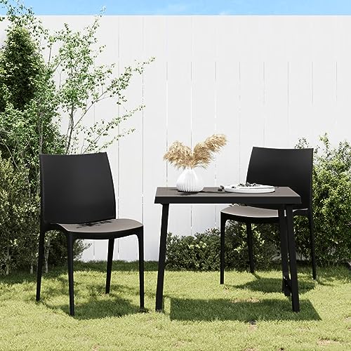 ZQQLVOO Gartenstühle 2 STK. Anthrazit 50x46x80 cm Polypropylen Sitzmöbel für den Garten Gartenmöbelstühle for Balcony Garden ZQQLVOO Gartenstühle 2 STK. Anthrazit 50x46x80 cm Polypropylen Sitzmöbel für den Garten Gartenmöbelstühle for Balcony Garden von ZQQLVOO