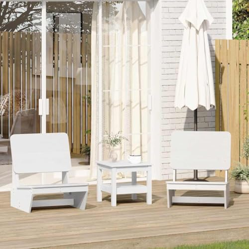 ZQQLVOO Gartenstühle 2 STK. Weiß 60x64x70,5 cm Massivholz Kiefer Sitzmöglichkeiten im Freien Gartenmöbel for Outdoor Patio ZQQLVOO Gartenstühle 2 STK. Weiß 60x64x70,5 cm Massivholz Kiefer Sitzmöglichkeiten im Freien Gartenmöbel for Outdoor Patio von ZQQLVOO