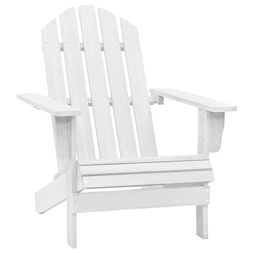 ZQQLVOO Gartenstuhl Holz Weiß Balkonmöbel Sitzmöbel für den Garten for Outdoor Lawn von ZQQLVOO
