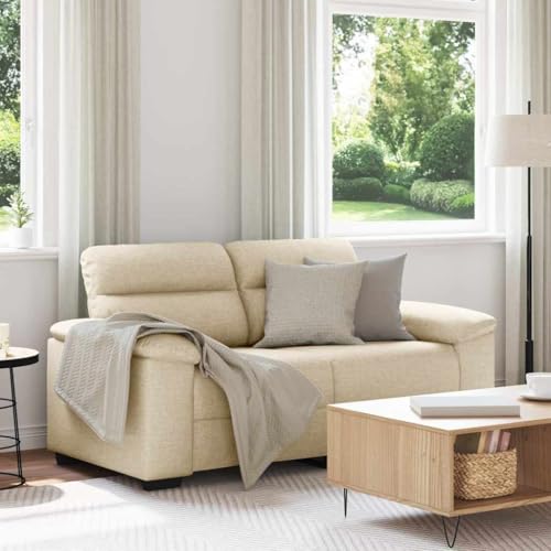 ZQQLVOO Gemütliches 2-Sitzer Sofa mit Polsterung und Armlehnen aus strapazierfähigem Polyester für Wohnzimmer, Büro oder Gästezimmer ZQQLVOO Gemütliches 2-Sitzer Sofa mit Polsterung und Armlehnen aus strapazierfähigem Polyester für Wohnzimmer, Büro oder Gästezimmer von ZQQLVOO