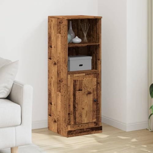 ZQQLVOO Highboard Altholz-Optik kleiderschrank gartenschrank for Büro Wohnzimmer 36x35,5x103,5 cm Holzwerkstoff von ZQQLVOO