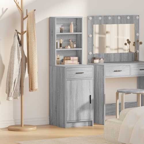 ZQQLVOO Highboard Grau Sonoma sideboards kleiderschrank for Wohnzimmer Innenraum 40x41x135 cm Holzwerkstoff ZQQLVOO Highboard Grau Sonoma sideboards kleiderschrank for Wohnzimmer Innenraum 40x41x135 cm Holzwerkstoff von ZQQLVOO