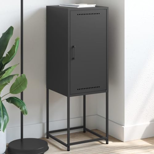 ZQQLVOO Highboard Schwarz sideboards gartenschrank for Wohnzimmer Innenraum 36x39x107 cm Stahl ZQQLVOO Highboard Schwarz sideboards gartenschrank for Wohnzimmer Innenraum 36x39x107 cm Stahl von ZQQLVOO
