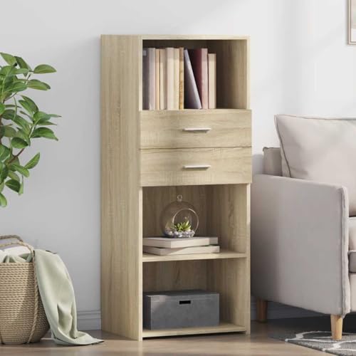 ZQQLVOO Highboard Sonoma-Eiche flurschrank gartenschrank for Schlafzimmer Innenraum 50x42,5x124 cm Holzwerkstoff von ZQQLVOO