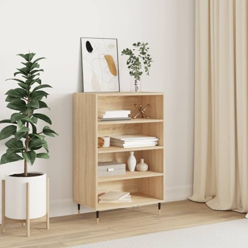 ZQQLVOO Highboard Sonoma-Eiche kommoden kleiderschrank for Innenraum Büro 57x35x90 cm Holzwerkstoff von ZQQLVOO