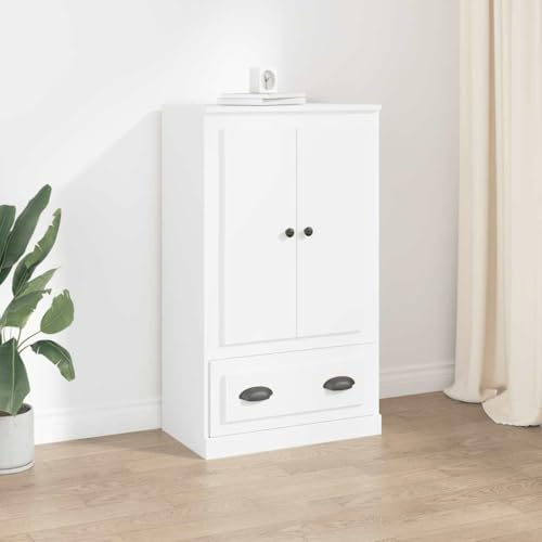 ZQQLVOO Highboard Weiß sideboards gartenschrank for Innenraum Schlafzimmer 60x35,5x103,5 cm Holzwerkstoff ZQQLVOO Highboard Weiß sideboards gartenschrank for Innenraum Schlafzimmer 60x35,5x103,5 cm Holzwerkstoff von ZQQLVOO