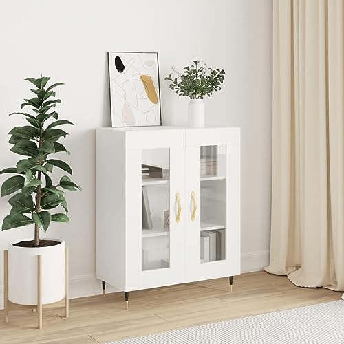 ZQQLVOO Klassisches Sideboard mit Glas-Türen und Metallfüßen aus Holzwerkstoff – Stilvoller Stauraum für Wohnzimmer und Esszimmer ZQQLVOO Klassisches Sideboard mit Glas-Türen und Metallfüßen aus Holzwerkstoff – Stilvoller Stauraum für Wohnzimmer und Esszimmer von ZQQLVOO