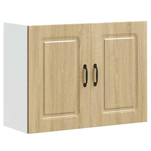 ZQQLVOO Küchen-Hängeschrank Kalmar Sonoma-Eiche Holzwerkstoff Ofenunterschrank mit großem Stauraum und verstellbaren Füßen für Küche ZQQLVOO Küchen-Hängeschrank Kalmar Sonoma-Eiche Holzwerkstoff Ofenunterschrank mit großem Stauraum und verstellbaren Füßen für Küche von ZQQLVOO