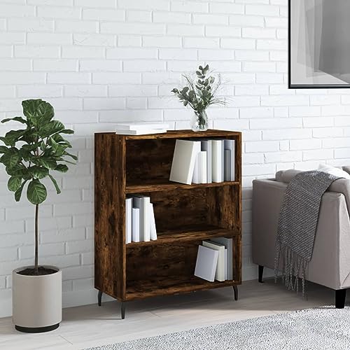 ZQQLVOO Modernes Bücherregal mit 3 Einlegeböden aus Holzwerkstoff und Metallbeinen, Stauraum Regal für Wohnzimmer mit Stabiler Oberplatte, Langlebiges Design für Bücher und Deko ZQQLVOO Modernes Bücherregal mit 3 Einlegeböden aus Holzwerkstoff und Metallbeinen, Stauraum Regal für Wohnzimmer mit Stabiler Oberplatte, Langlebiges Design für Bücher und Deko von ZQQLVOO