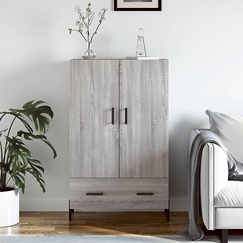 ZQQLVOO Modernes Highboard aus Holzwerkstoff mit Metallbeinen, Stauraum Sideboard für Wohnzimmer, Beistellschrank mit Stabiler Oberplatte und Wandhalterung ZQQLVOO Modernes Highboard aus Holzwerkstoff mit Metallbeinen, Stauraum Sideboard für Wohnzimmer, Beistellschrank mit Stabiler Oberplatte und Wandhalterung von ZQQLVOO