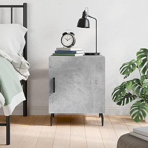 ZQQLVOO Nachttisch Betongrau kommode mit schubladen badschrank schmal for Zimmer Schlafzimmer 40x40x50 cm Holzwerkstoff ZQQLVOO Nachttisch Betongrau kommode mit schubladen badschrank schmal for Zimmer Schlafzimmer 40x40x50 cm Holzwerkstoff von ZQQLVOO